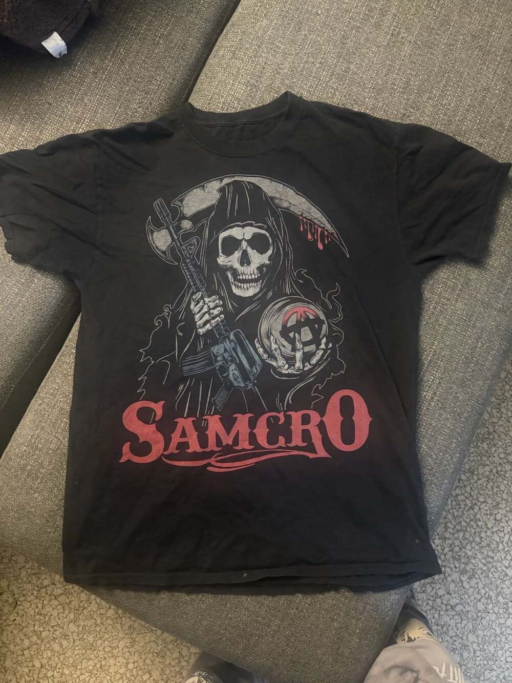 Sons of Anarchy SAMCRO Reaper T-Shirt Black